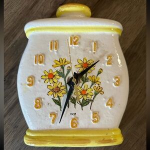 Vintage floral Wall Clock